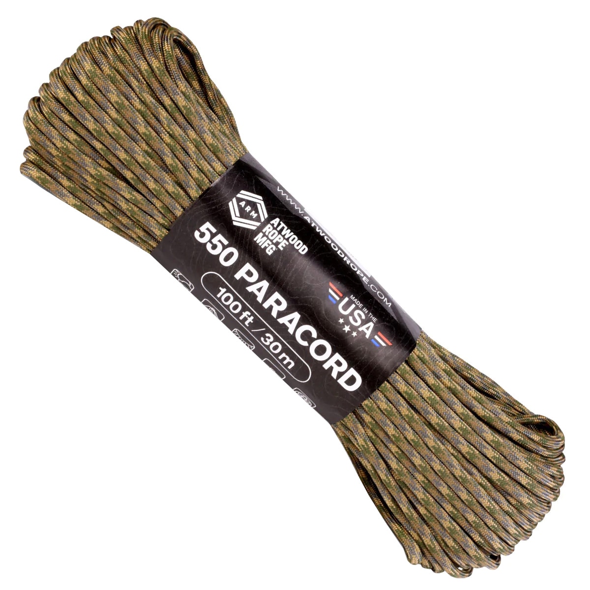 Atwood Rope MFG 550 Paracord 30 m - M Camouflage
