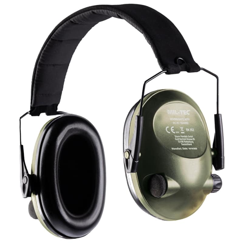 Mil-Tec Plus EED Active Hearing Protectors - Olive