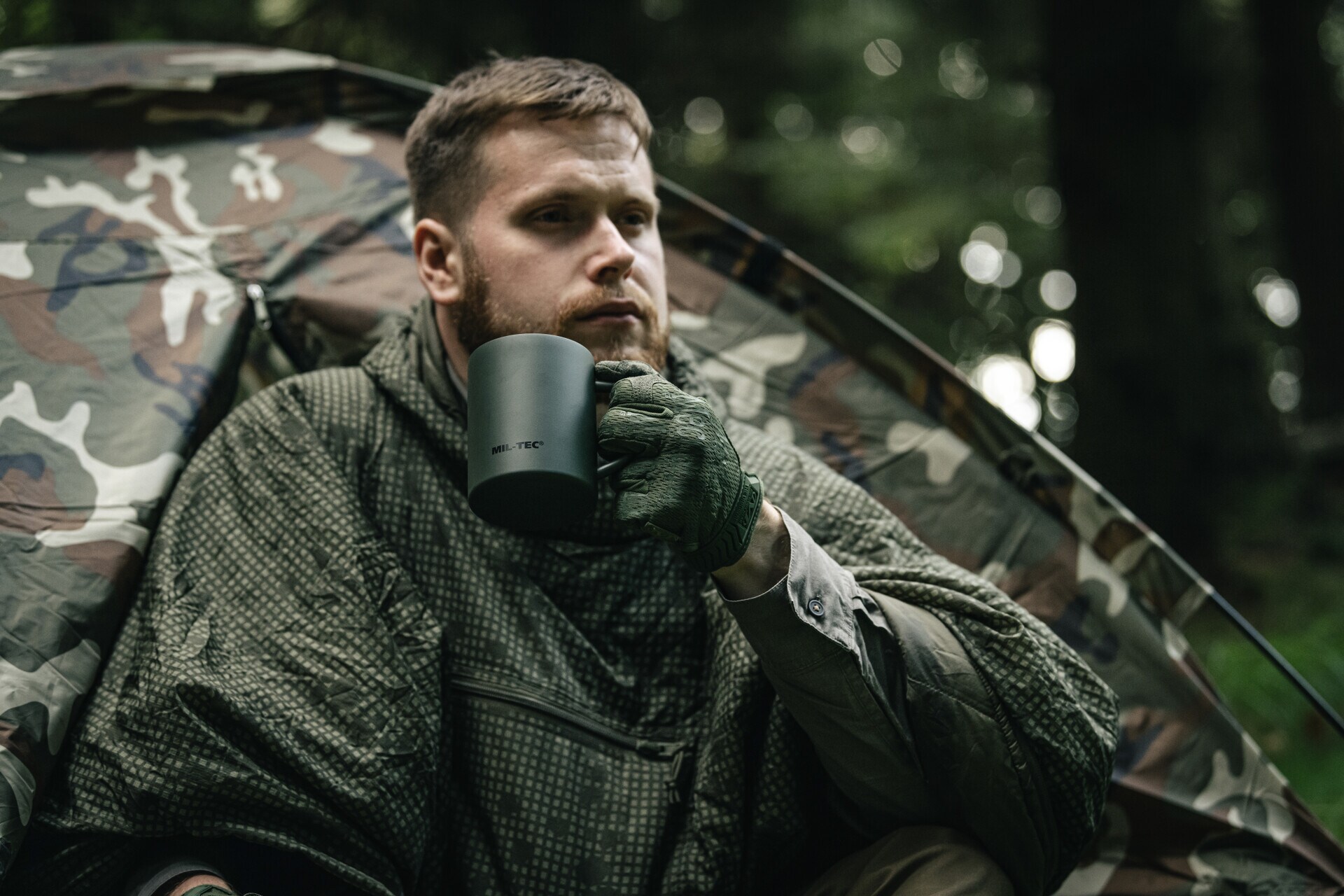 Mil-Tec Thermal mug  450 ml - Olive 