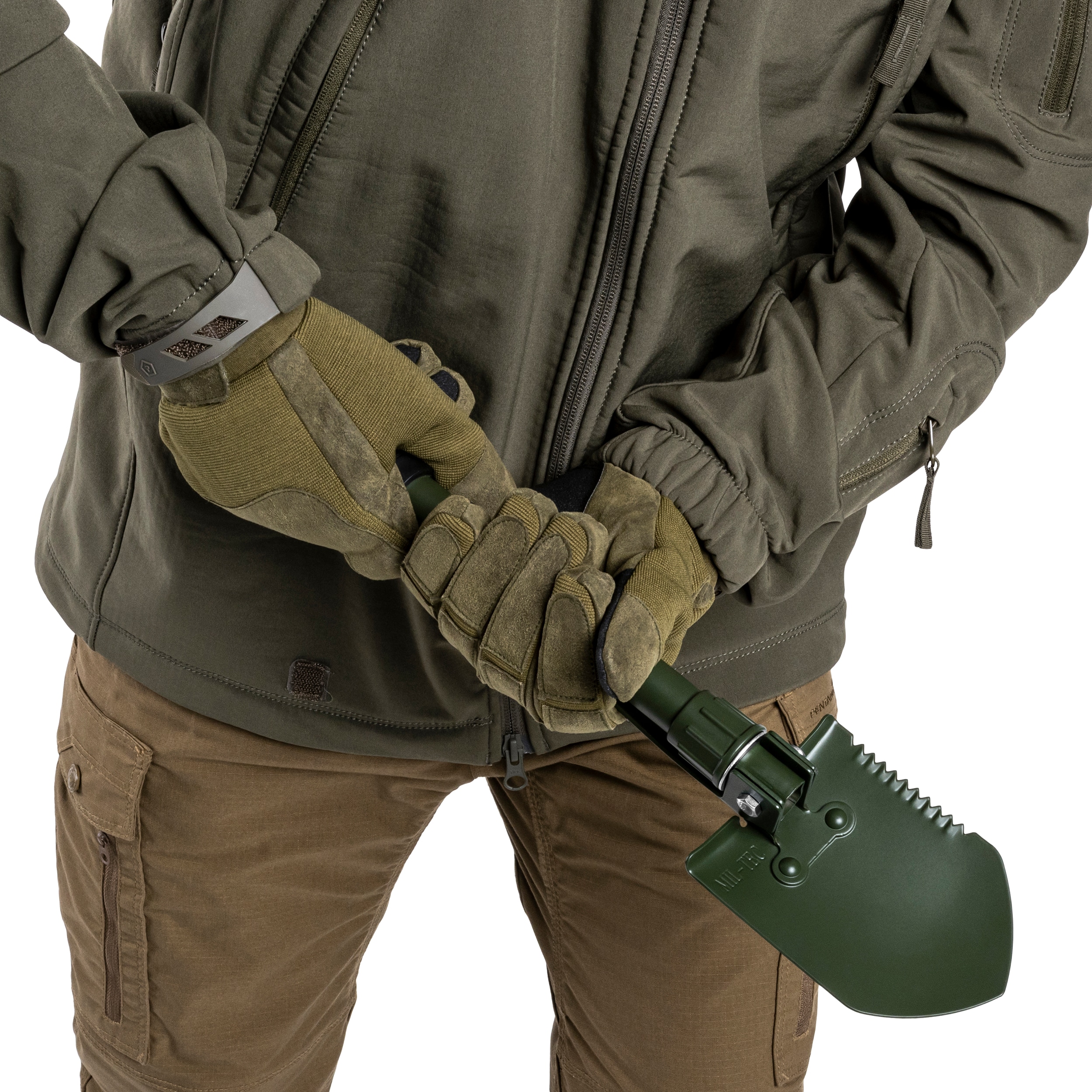 Mil-Tec Type Mini II Folding Shovel - Green