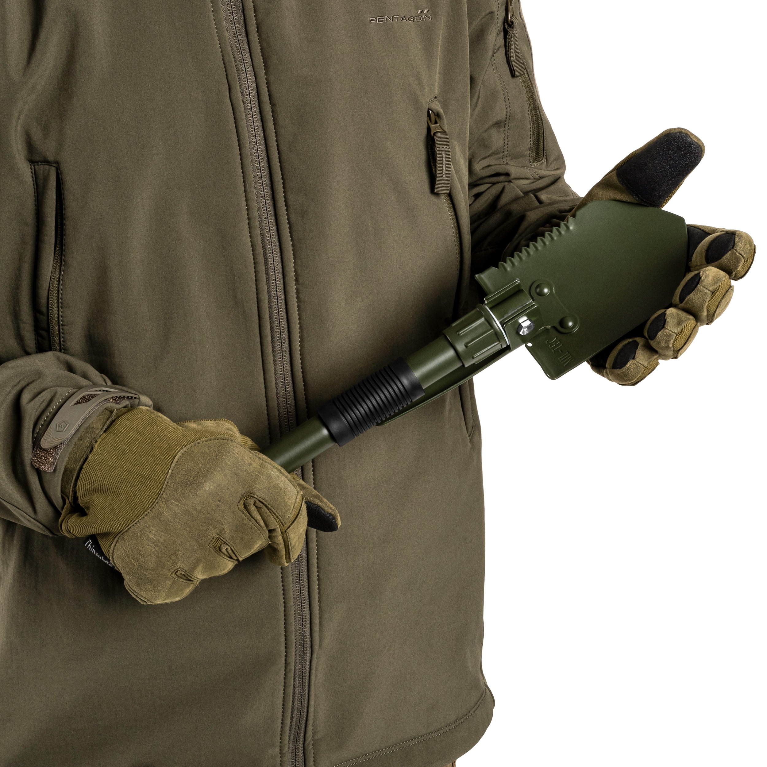 Mil-Tec Type Mini II Folding Shovel - Green