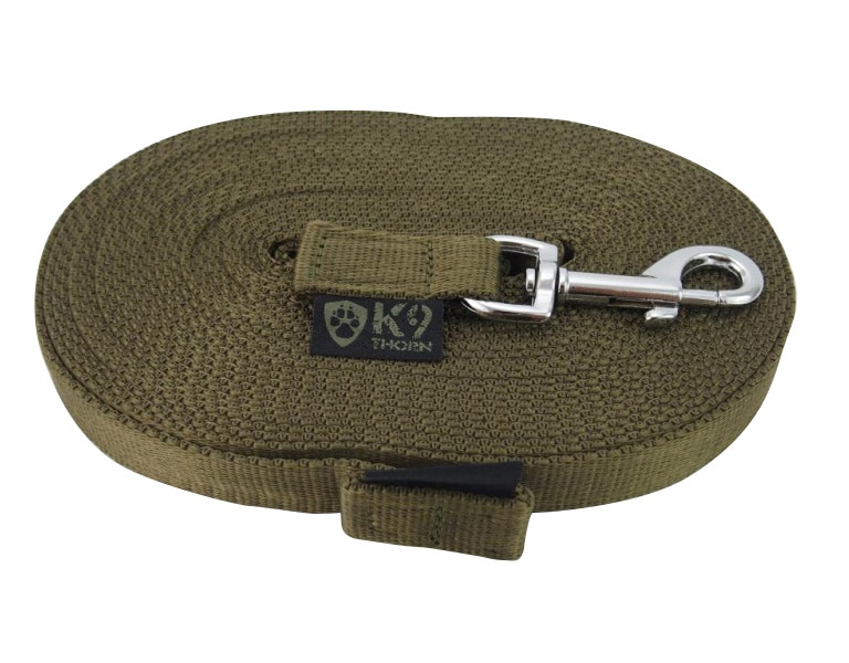 K9 Thorn Leash 5 m - olive