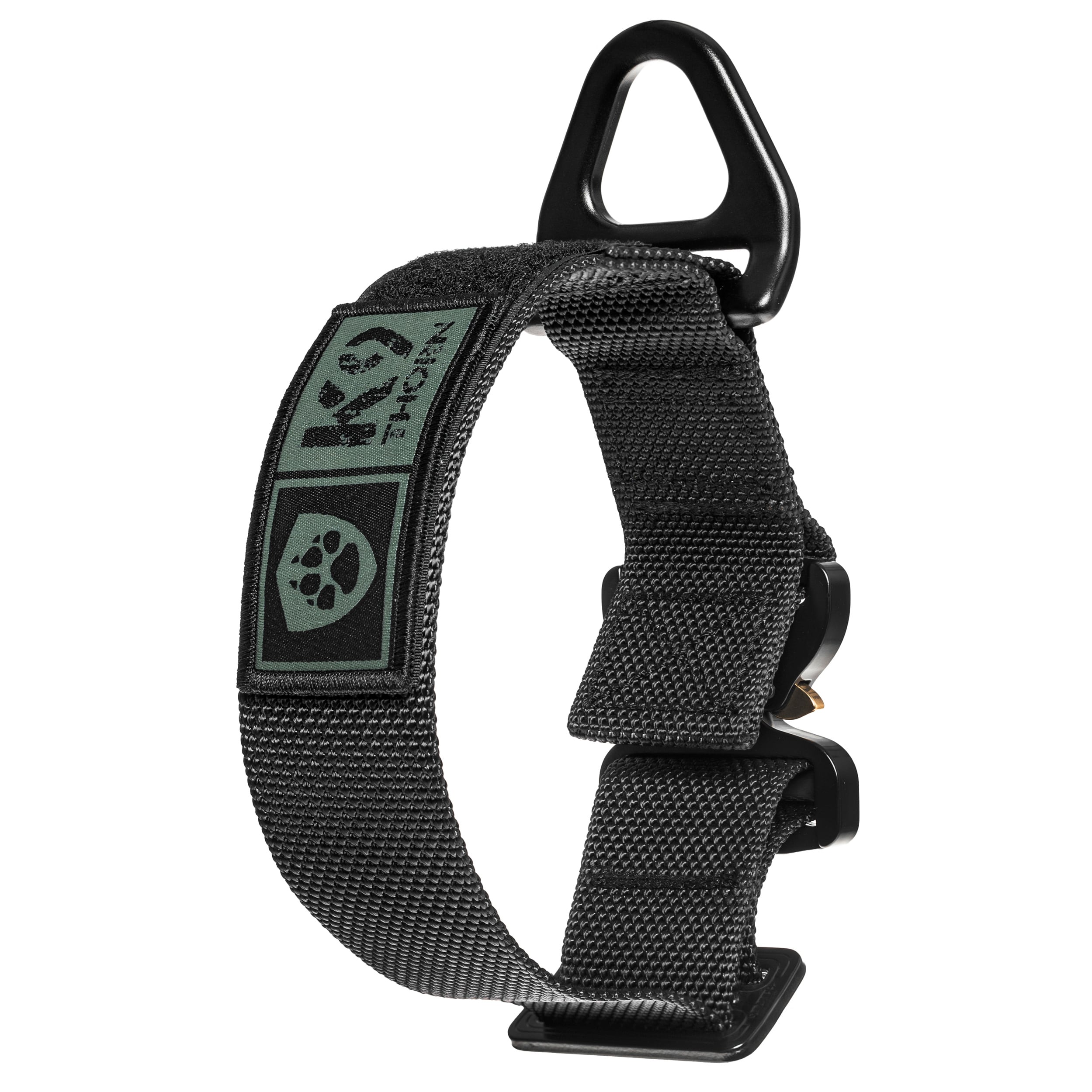 K9 Thorn Cobra Alpha Tactical Dog Collar - Black - For Medium Dogs