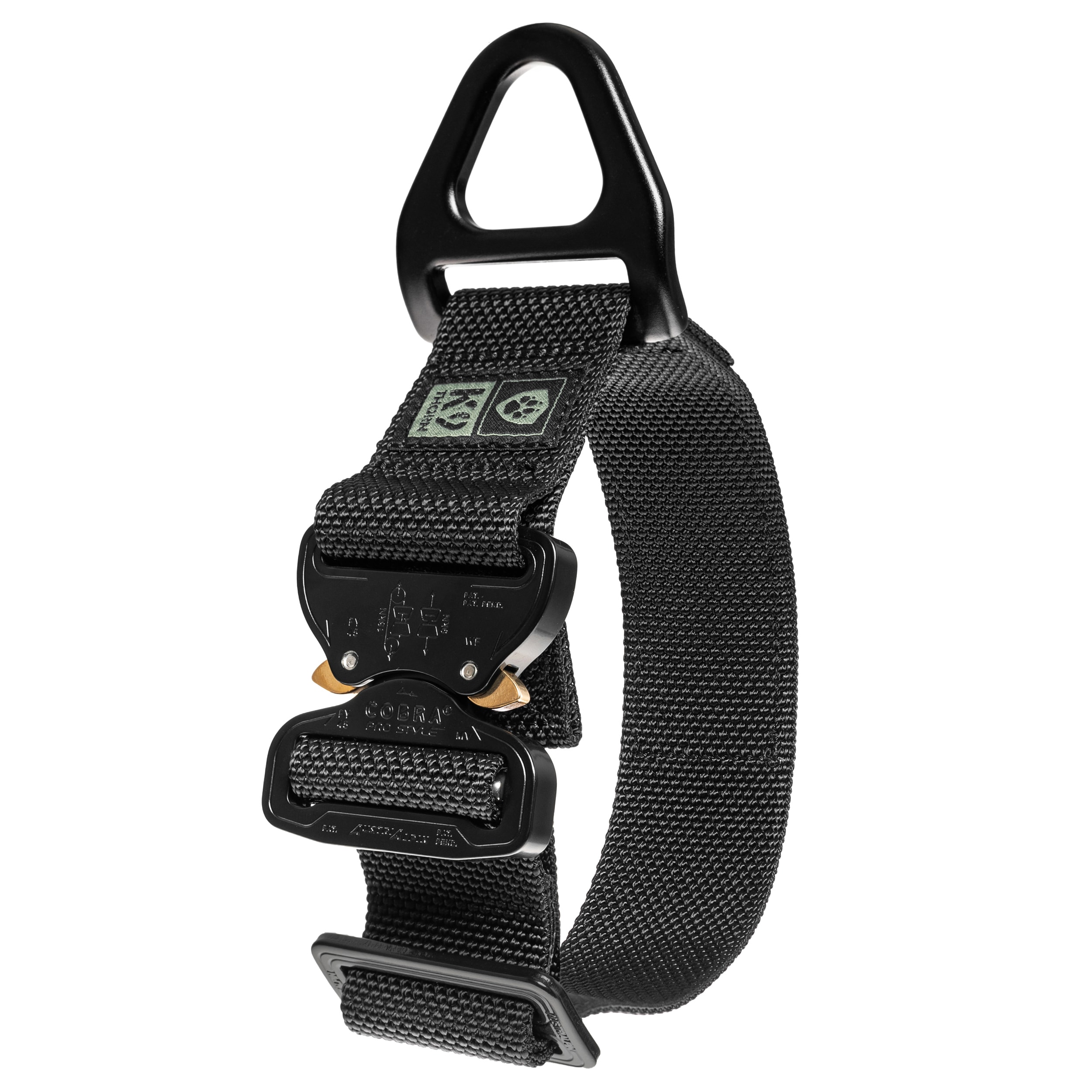 K9 Thorn Cobra Alpha Tactical Dog Collar - Black - For Medium Dogs