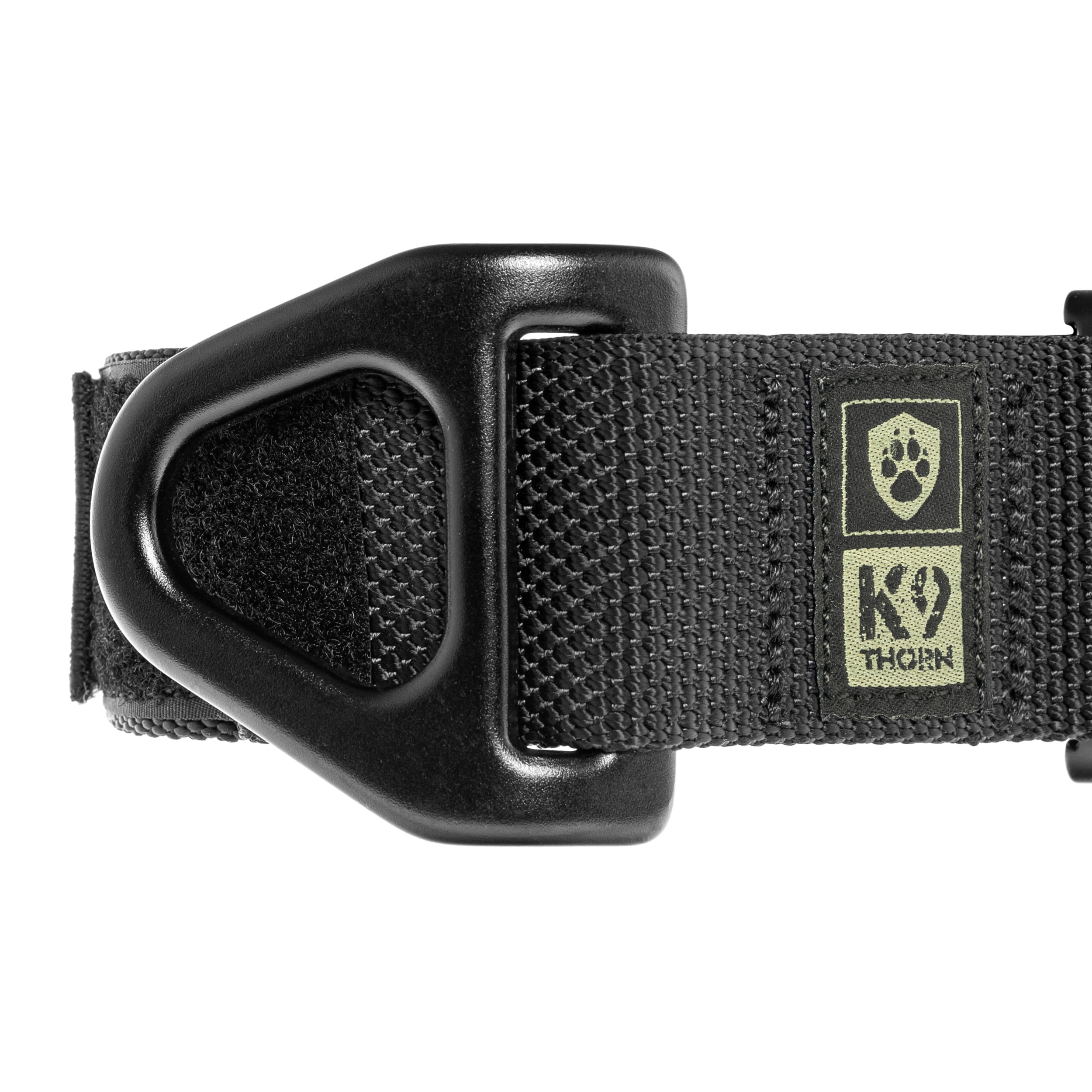 K9 Thorn Cobra Alpha Tactical Dog Collar - Black - For Big Dogs