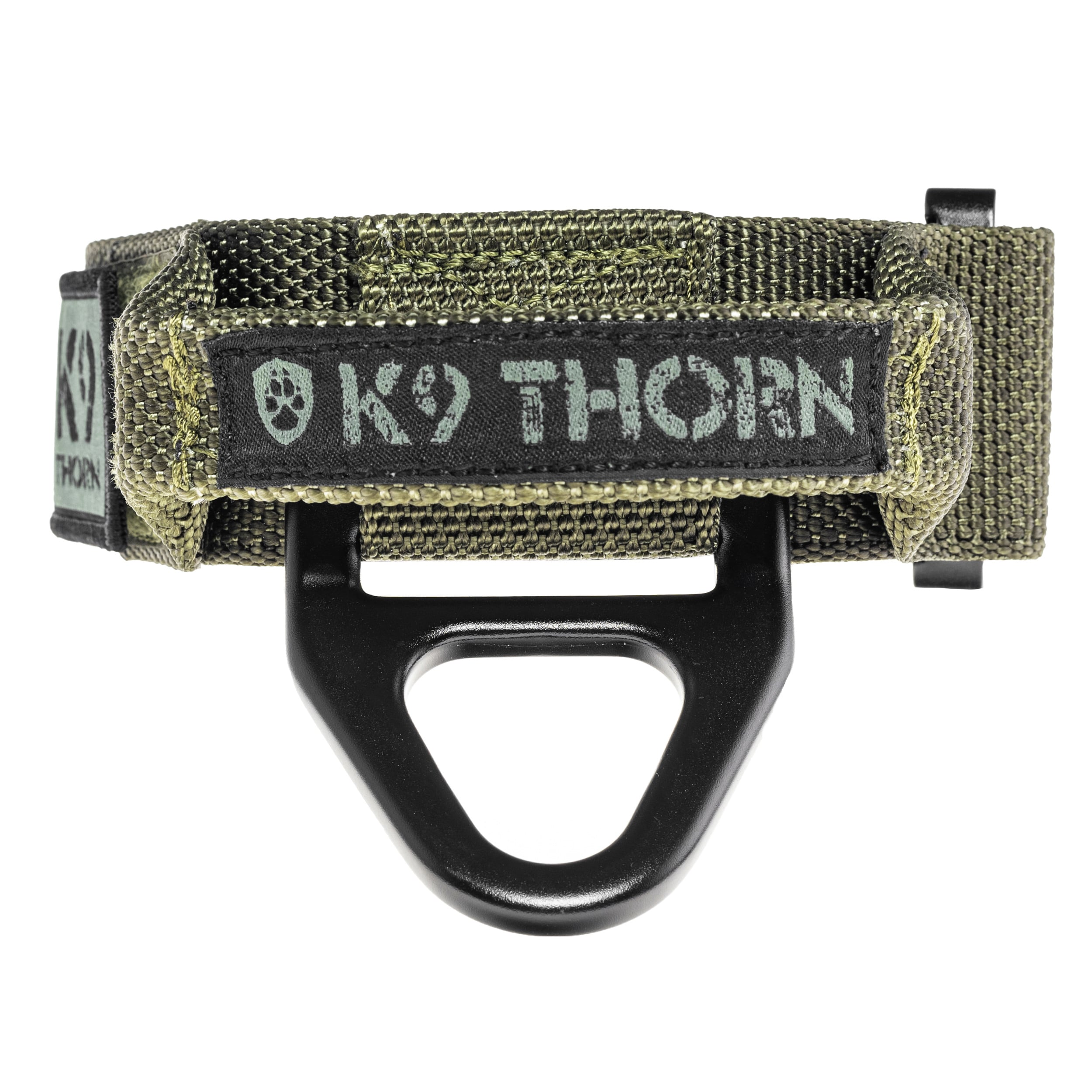 K9 Thorn Cobra Bravo Tactical Dog Collar - Olive - For Medium Dogs