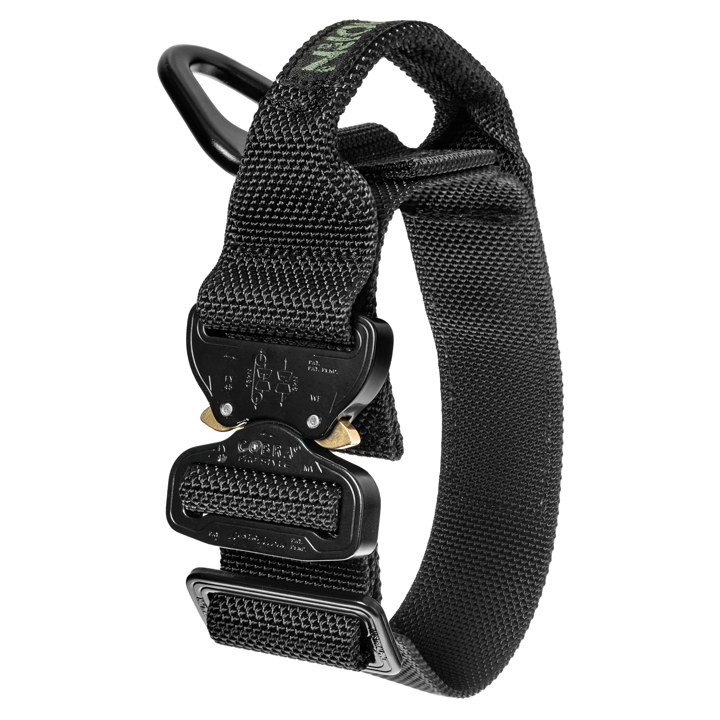 K9 Thorn Cobra Bravo Tactical Dog Collar - Black - For Medium Dogs