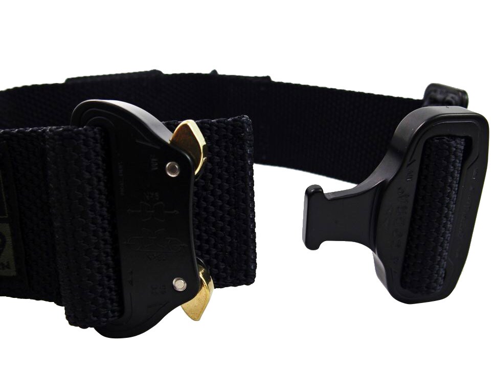 K9 Thorn Cobra Bravo Tactical Dog Collar - Black - For Medium Dogs