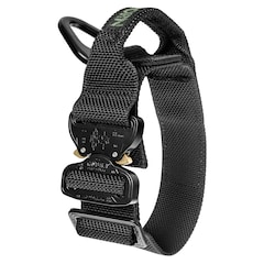 K9 Thorn Cobra Bravo Tactical Dog Collar - Black - For Big Dogs