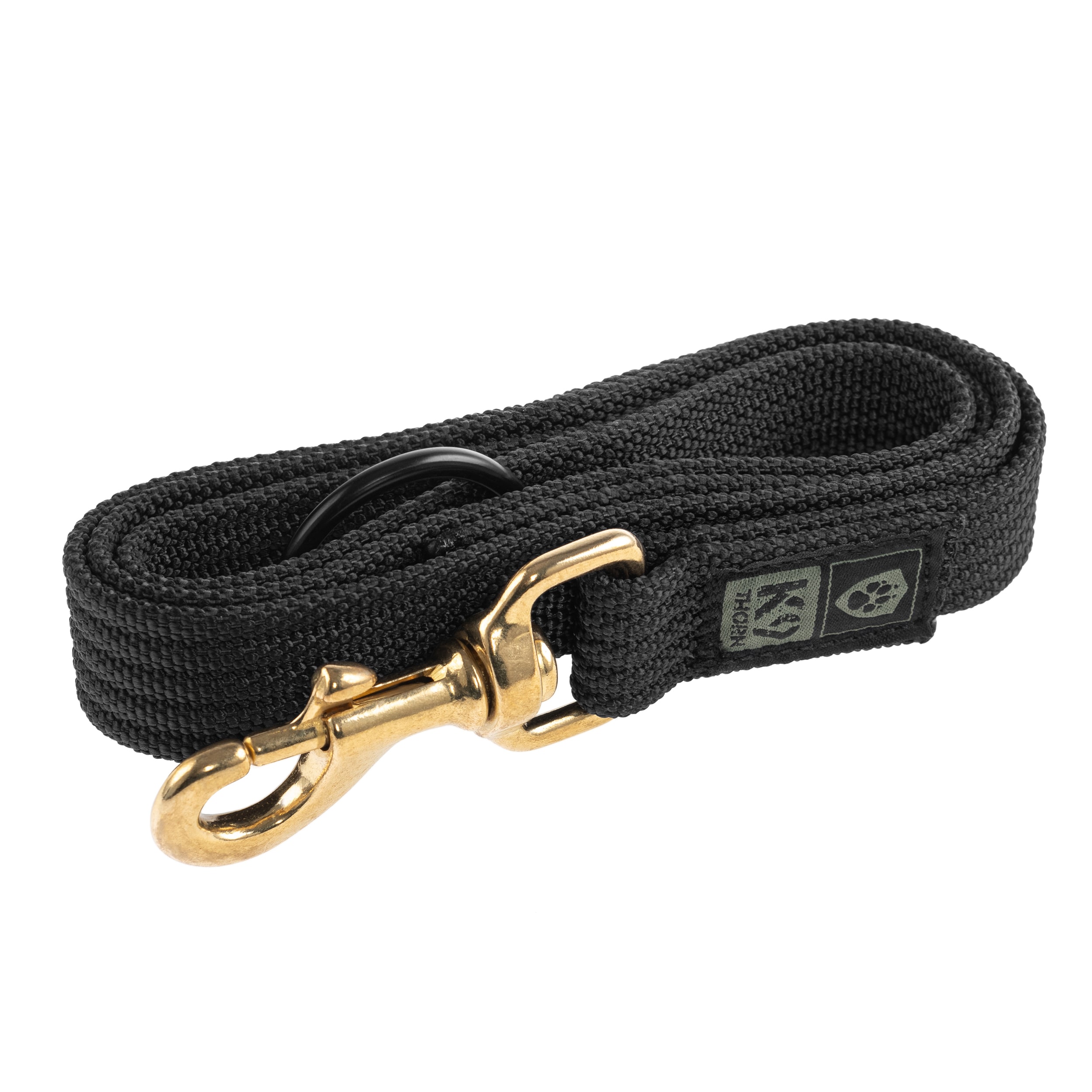 K9 Thorn Leash with D-ring Black - 100 cm