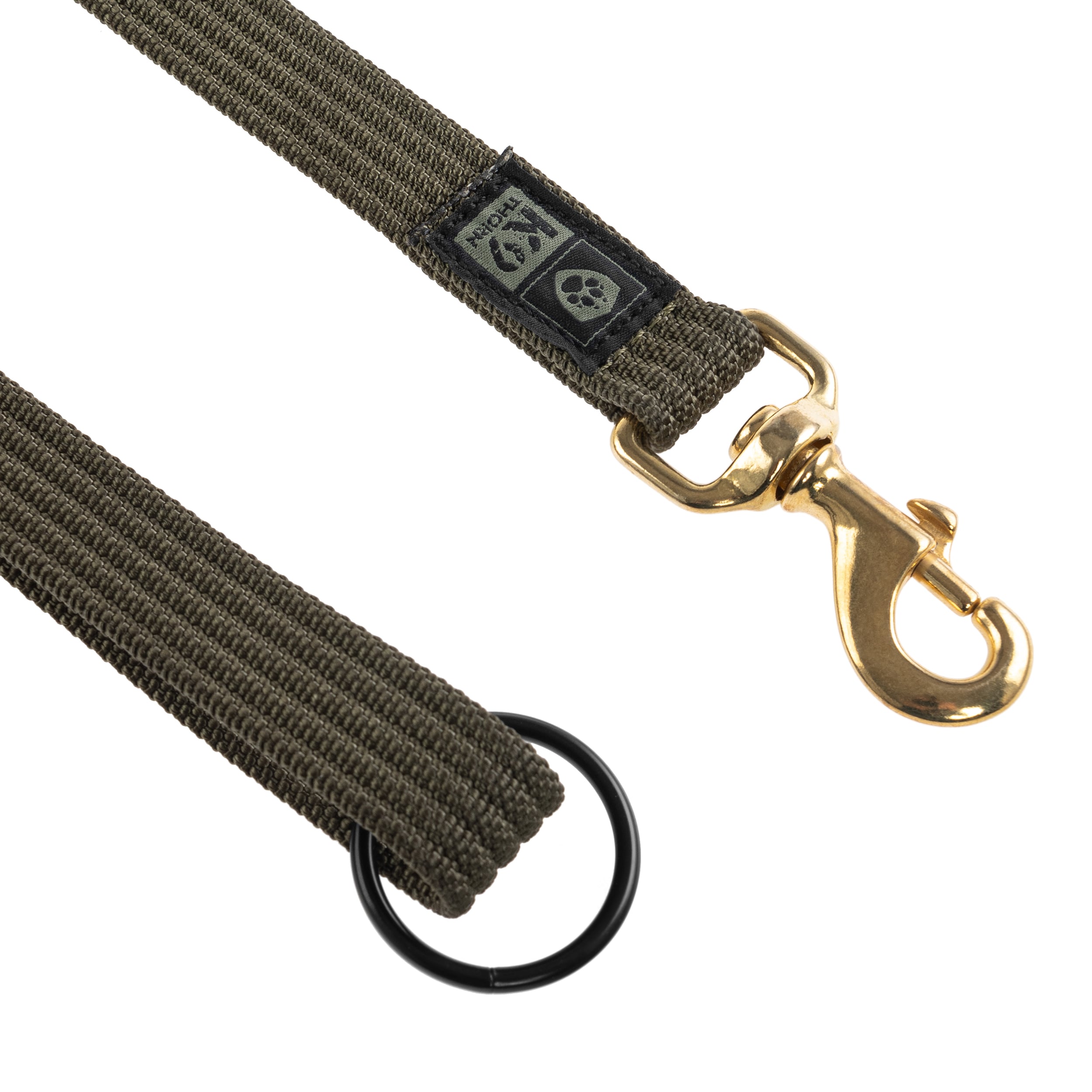 K9 Thorn Leash with D-ring Olive - 100 cm 