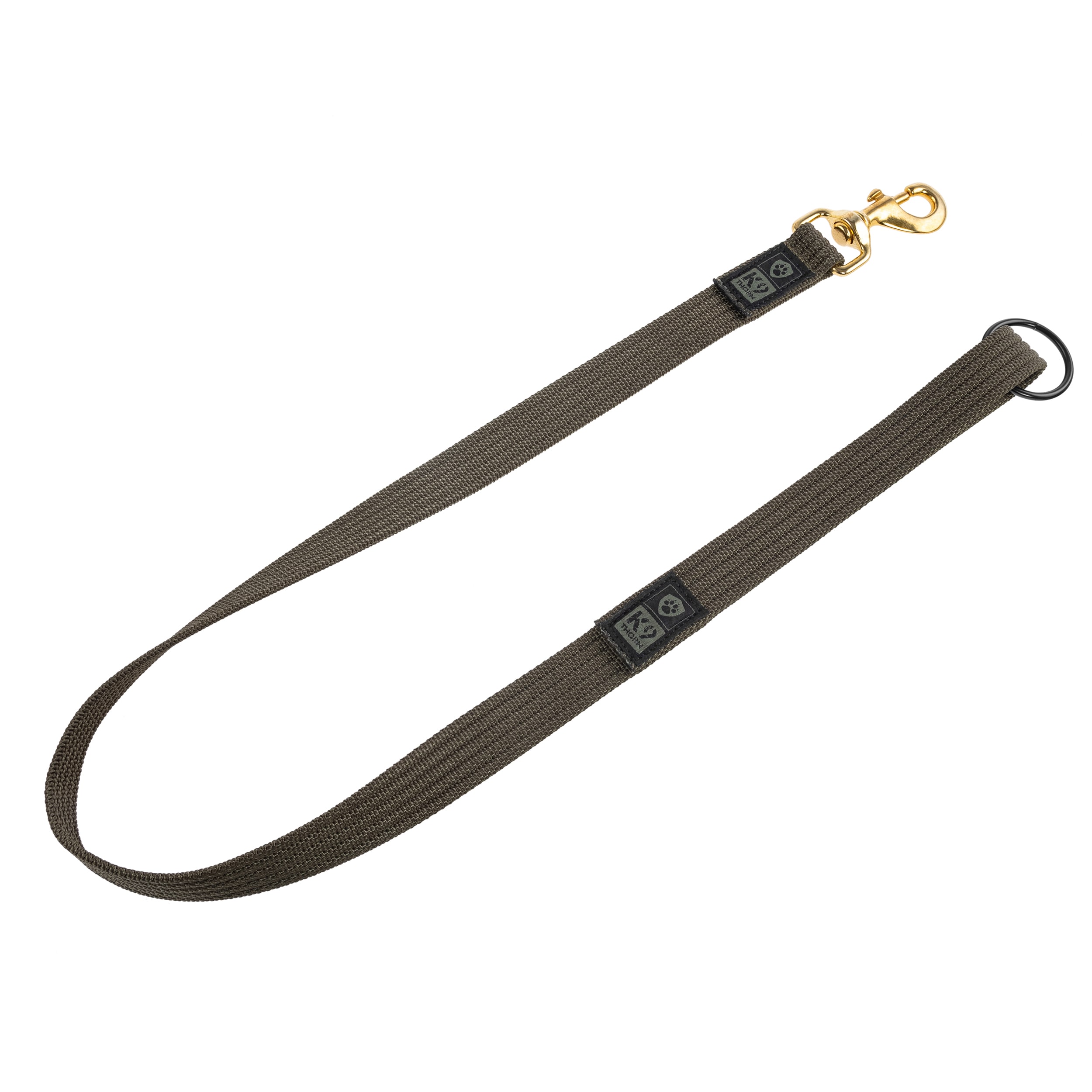 K9 Thorn Leash with D-ring Olive - 100 cm 