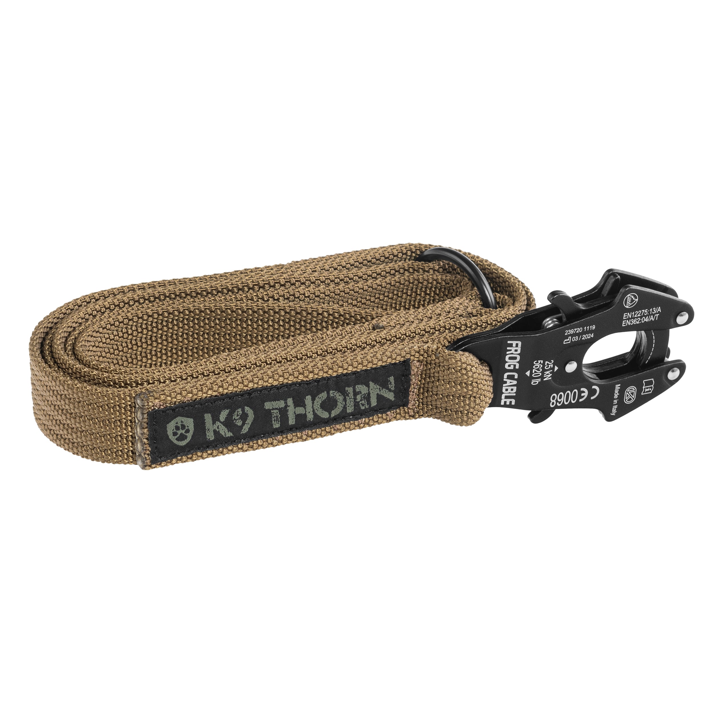 K9 Thorn Kong Frog Leash Coyote - 100 cm