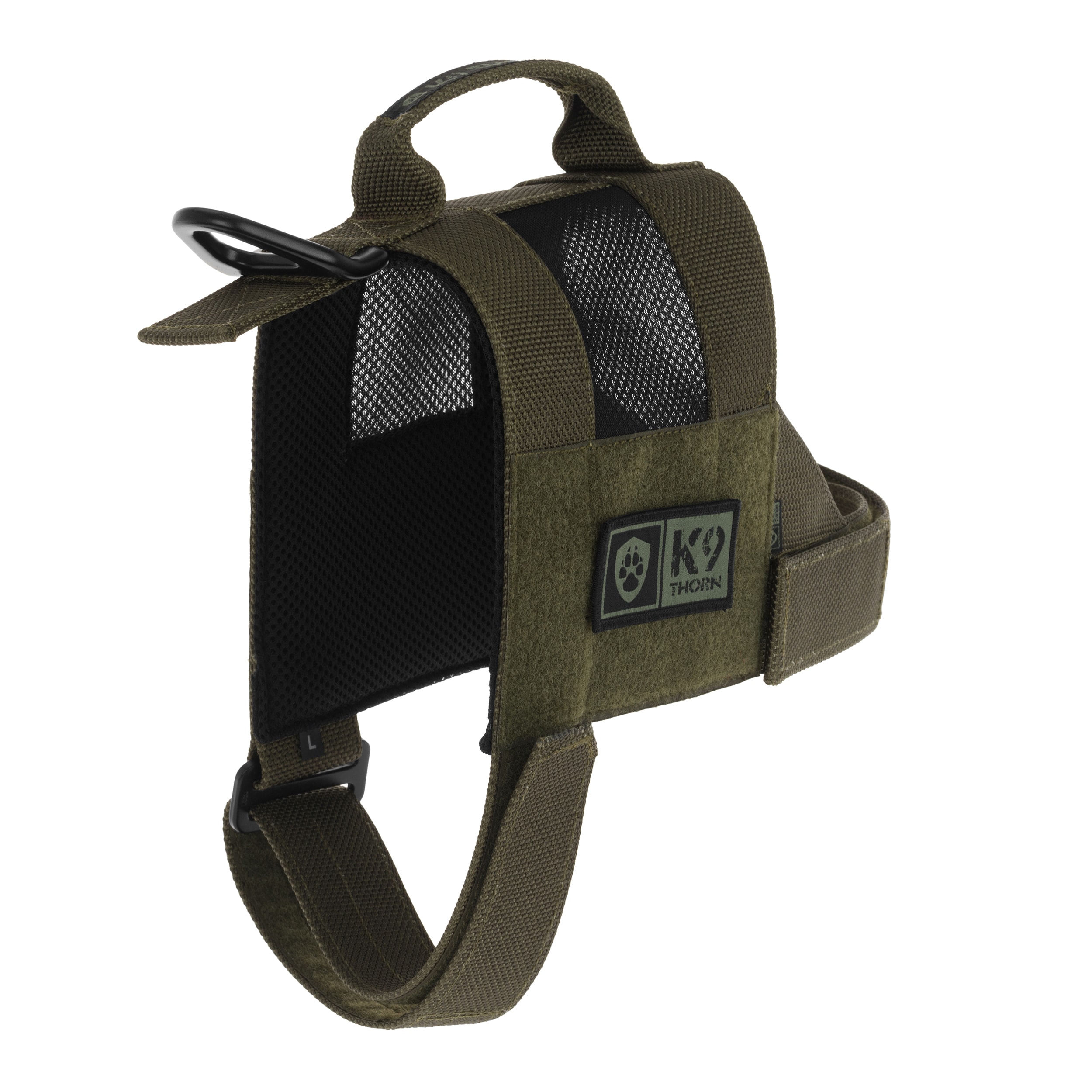 K9 Thron Alpha dog harness Olive - big dog