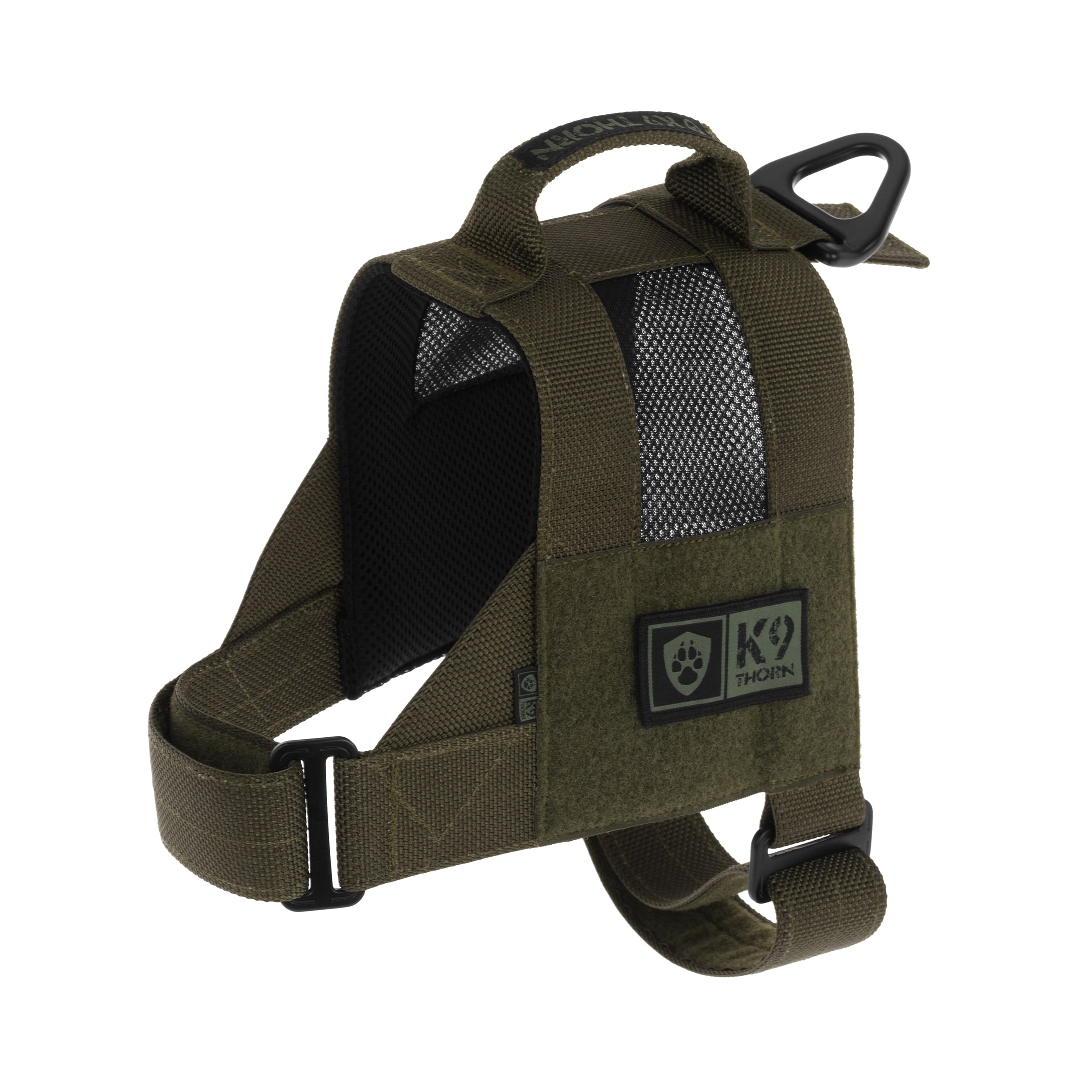 K9 Thron Alpha dog harness Olive - big dog