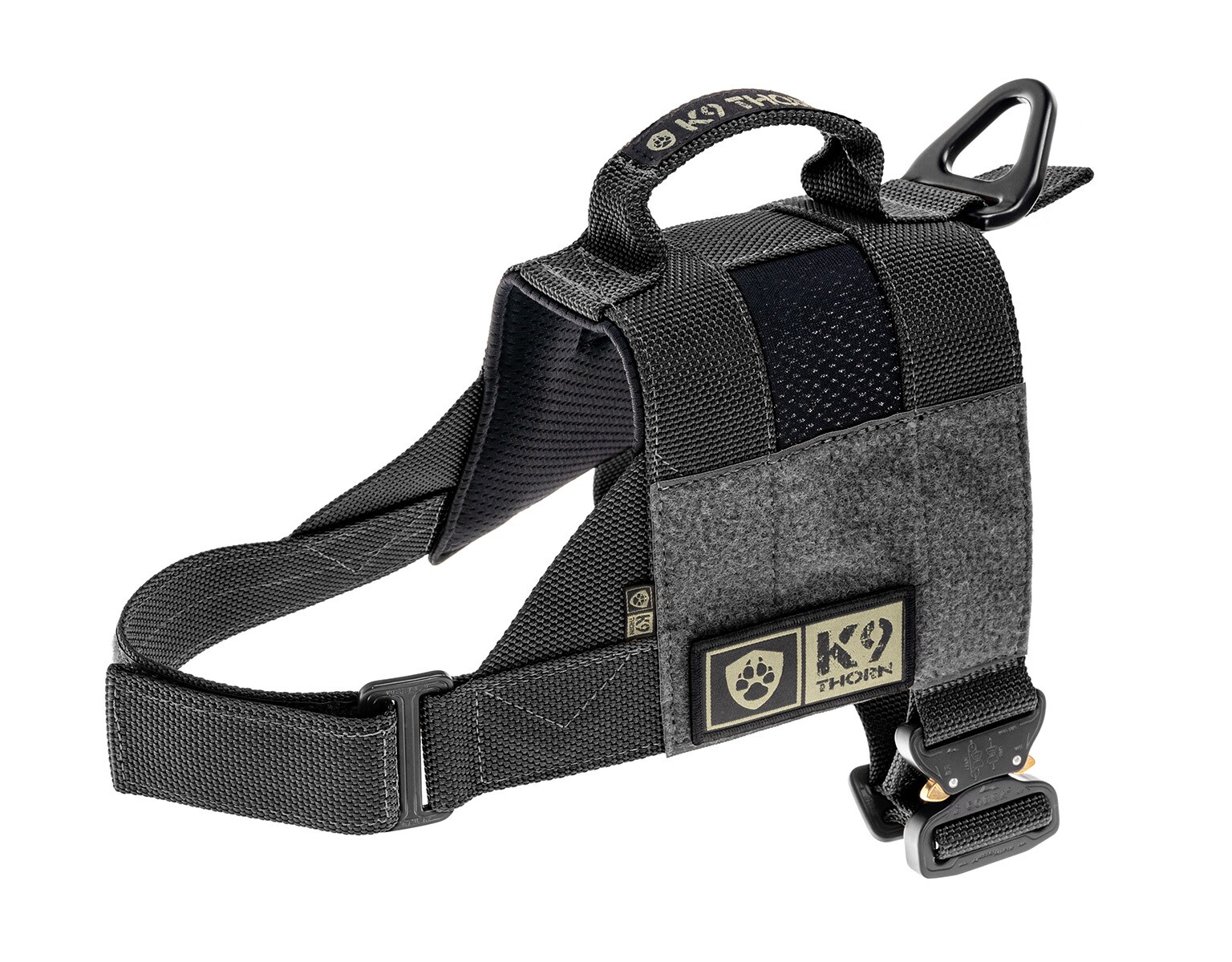 K9 Thron Bravo dog harness Black - medium dog