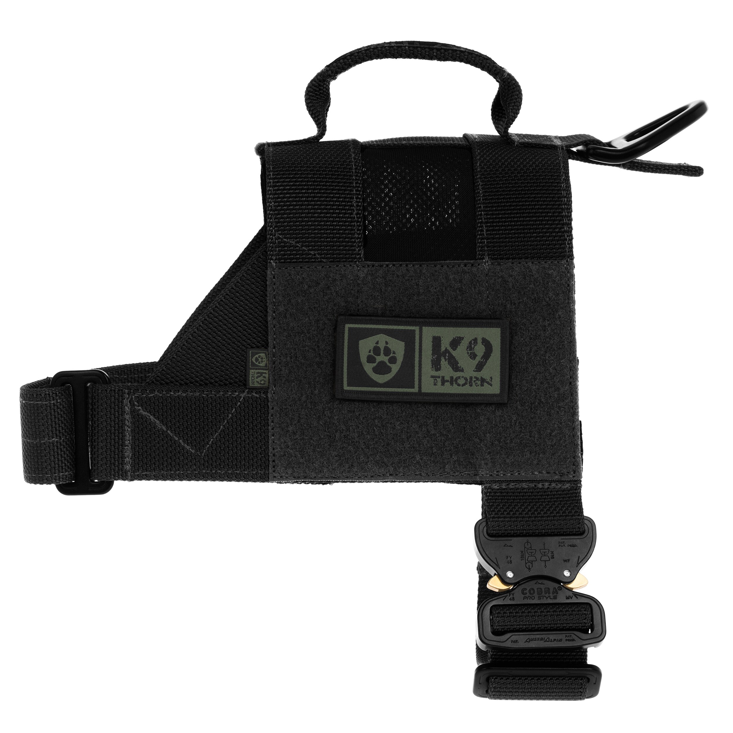 K9 Thron Bravo dog harness Black - giant dog