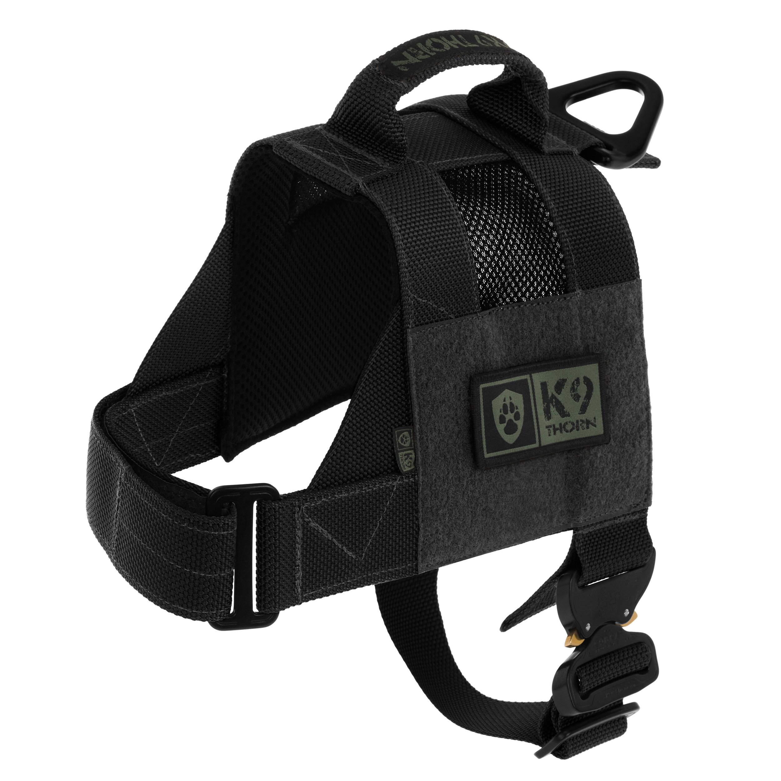 K9 Thron Bravo dog harness Black - giant dog