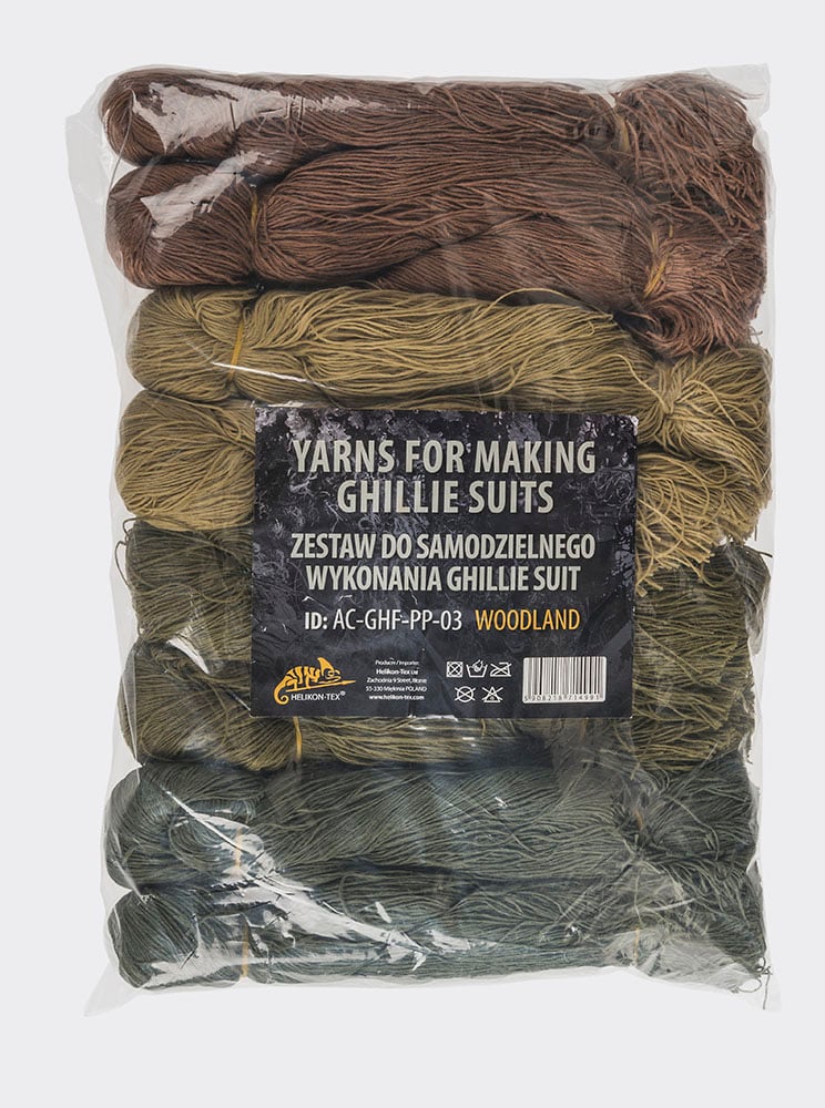 Helikon Ghillie Camouflage Yarns US Woodland