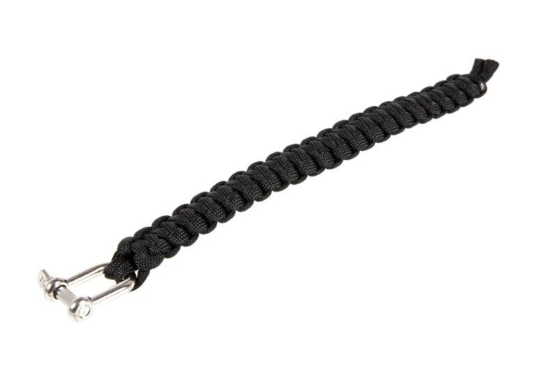 Element Paracord Bracelet U shackle - Black