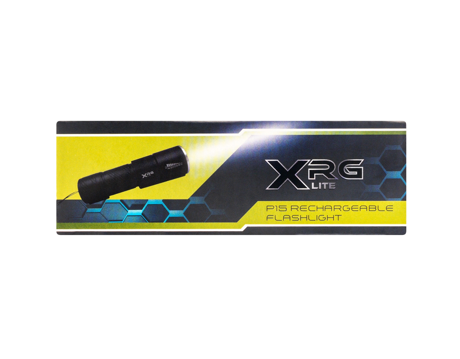 XRG P15 USB Rechargeable Flashlight - 200 lumens