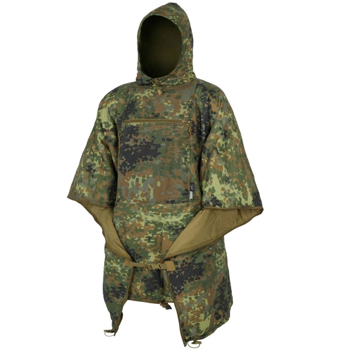 Helikon Swagman Roll Climashield Apex Poncho with sleeping bag function - Flecktarn