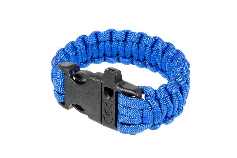 Element Paracord Bracelet with Whistle - Blue