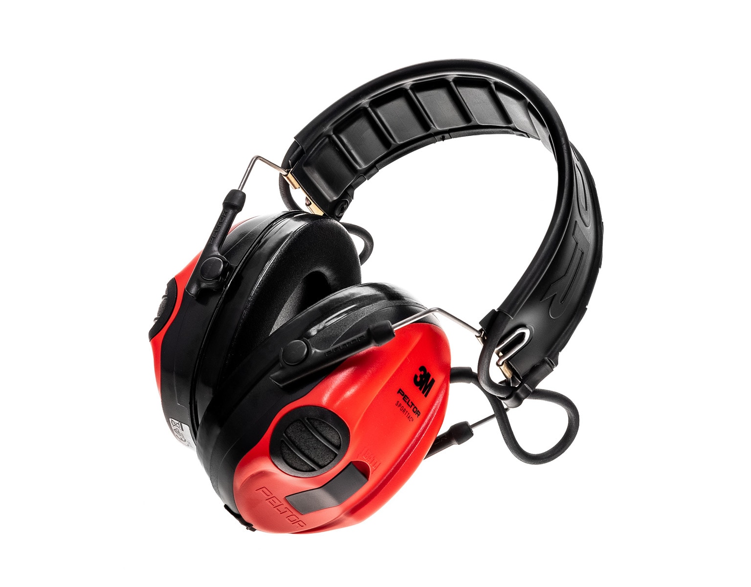 3M Peltor SportTac Active Hearing Protectors - Red/Black