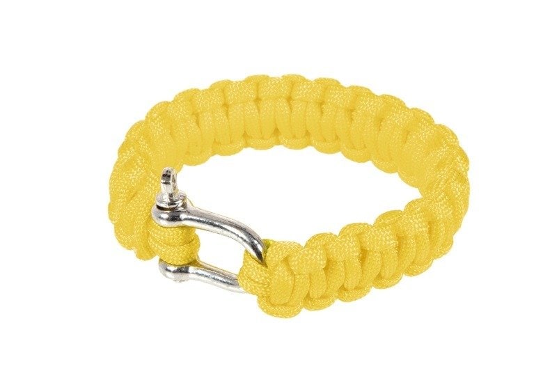 Element Paracord Bracelet U shackle - Yellow