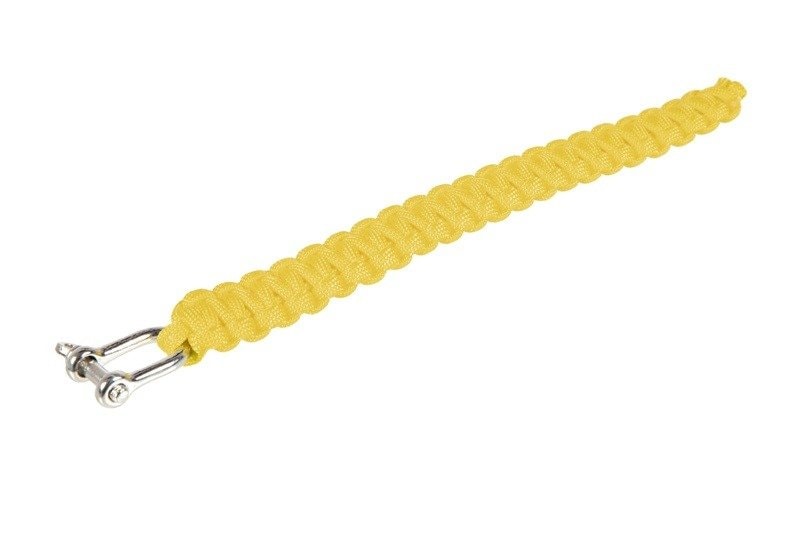 Element Paracord Bracelet U shackle - Yellow