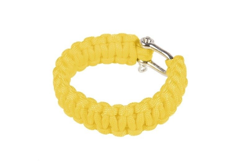 Element Paracord Bracelet U shackle - Yellow