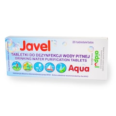 Javel Aqua Water Purification Tablets - 20 pcs.