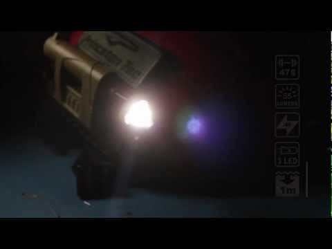 Princeton Tec Charge MPLS Olive Drab helmet torch - 55 lumens