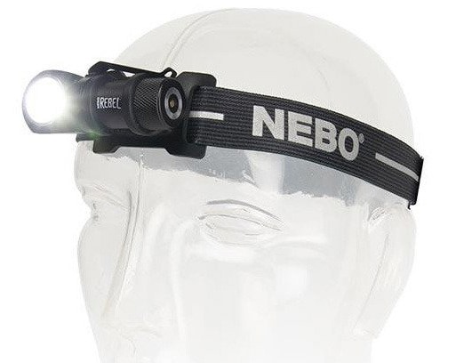 NEBO Rebel NB6691 Angled flashlight and Headlamp - 600 lumens