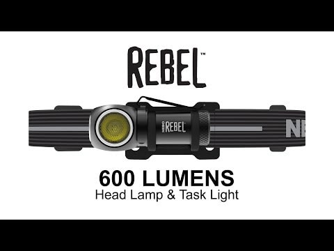 NEBO Rebel NB6691 Angled flashlight and Headlamp - 600 lumens