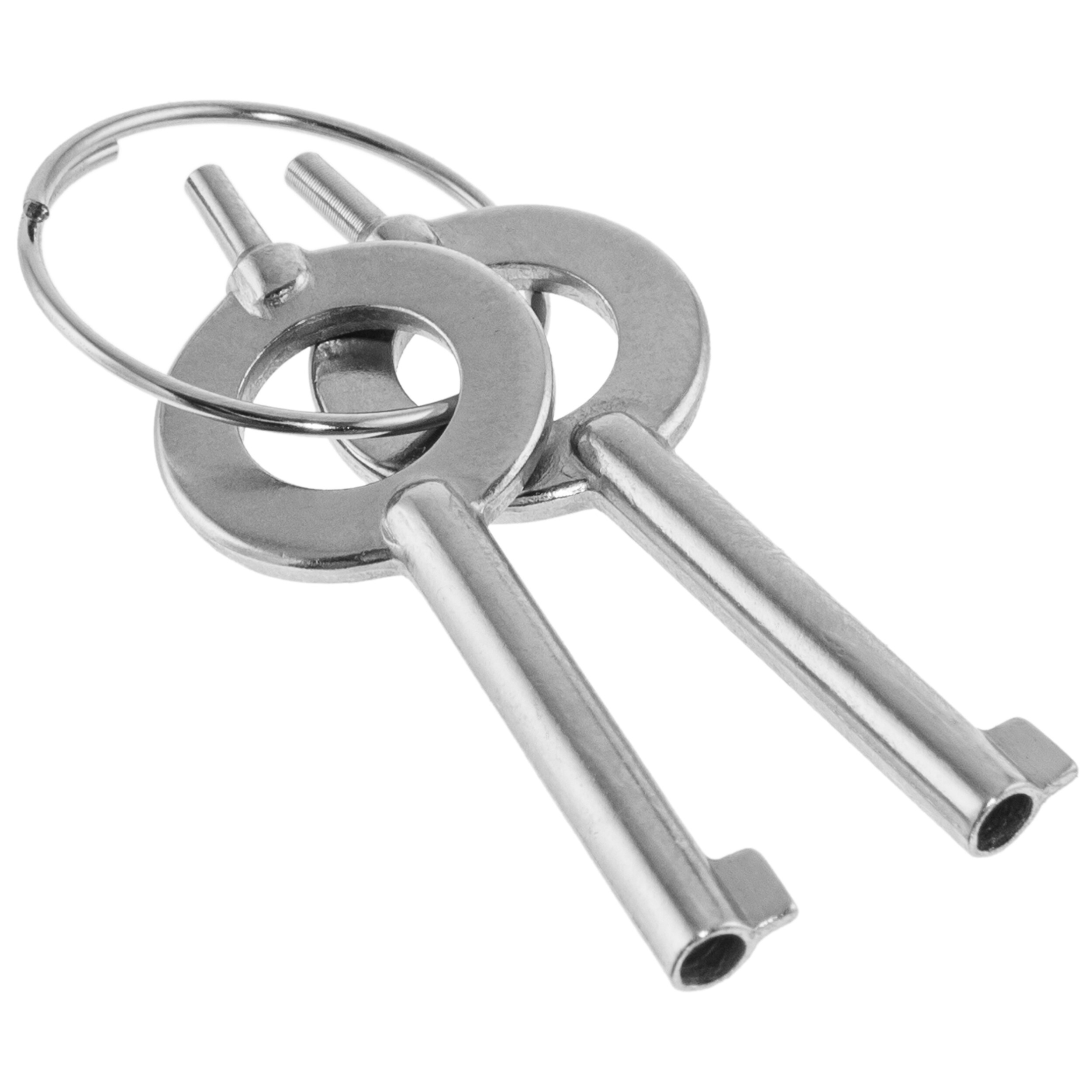 Mil-Tec steel handcuffs - Double Lock - silver