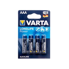 Varta Longlife Power LR03 AAA Batteries - 4 pcs.