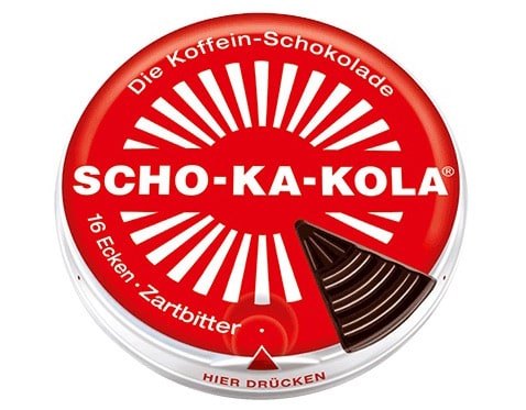 Scho-Ka-Kola Dark Chocolate with Caffeine