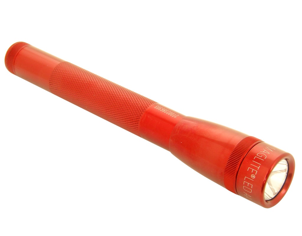 Maglite Mini LED 2xAA Red Flashlight - 68 lumens