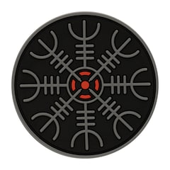 M-Tac Helmet of Terror 3D PVC Patch - Black/Grey