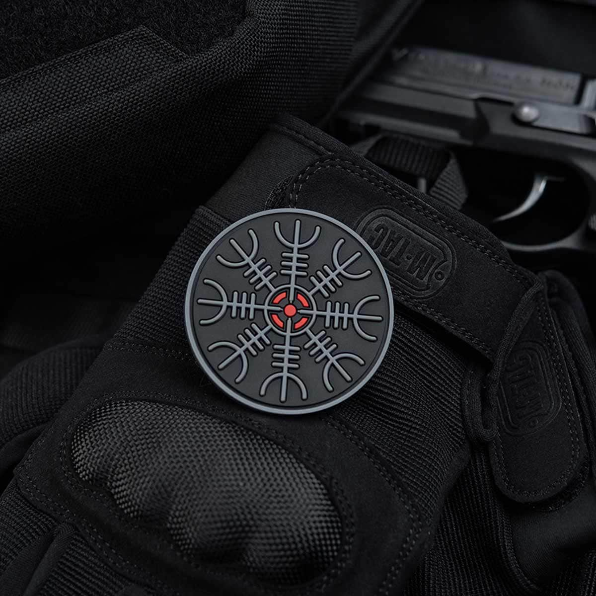 M-Tac Helmet of Terror 3D PVC Patch - Black/Grey