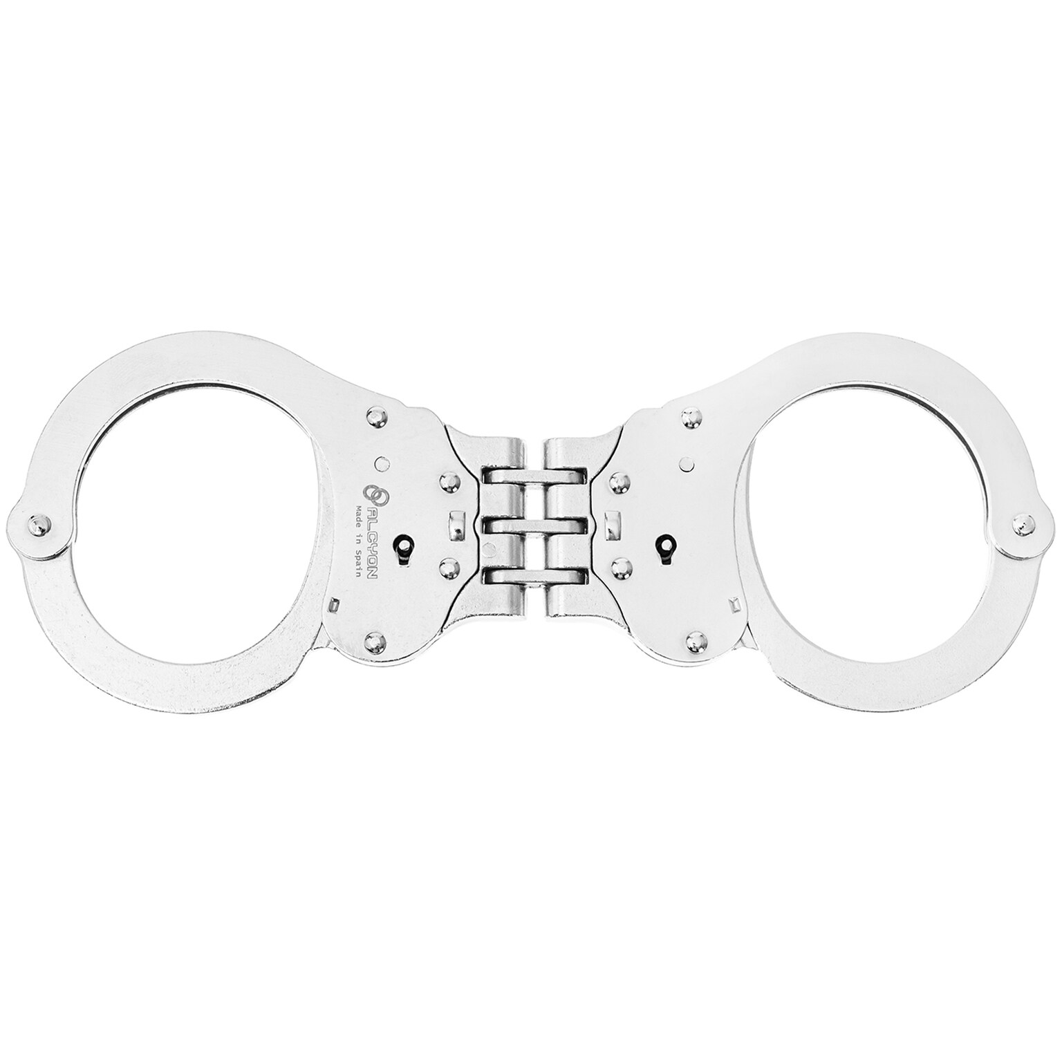 Alcyon Hinge Steel hinge handcuffs silver