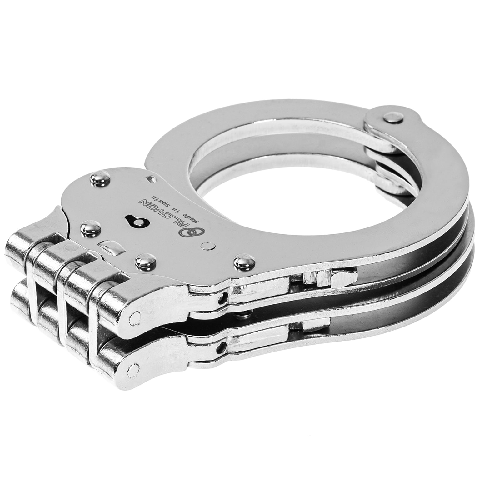 Alcyon Hinge Steel hinge handcuffs silver