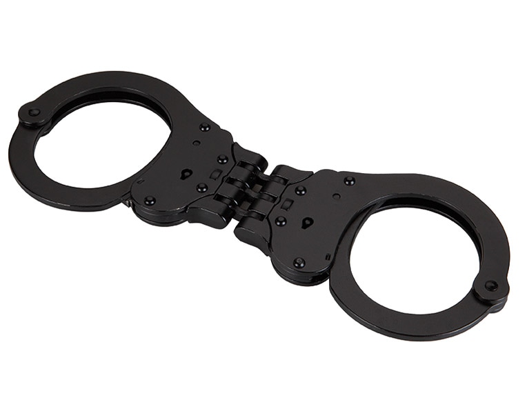 Alcyon Hinge Steel handcuffs black