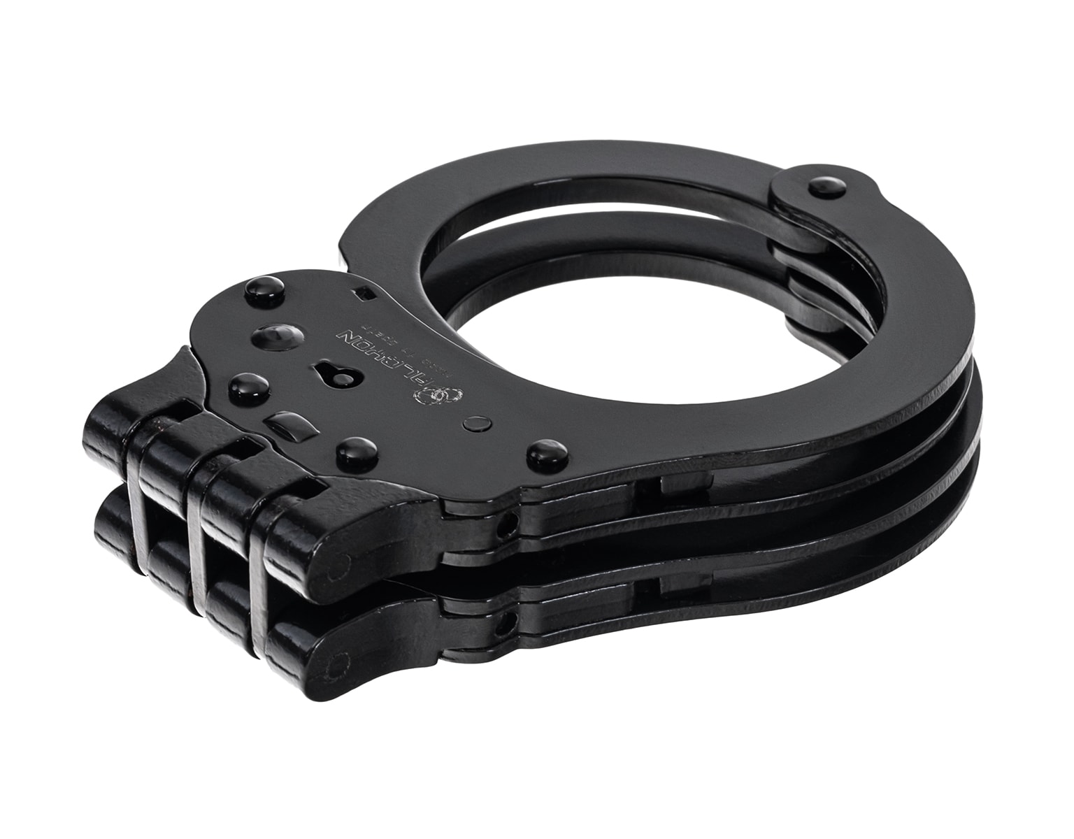 Alcyon Hinge Steel handcuffs black