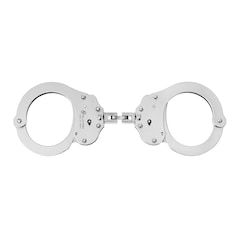 Alcyon Hoop Steel articulated handcuffs silver