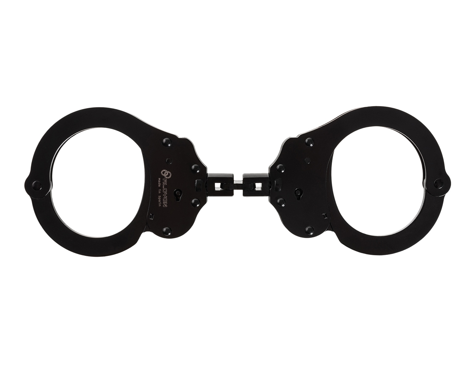 Articulated handcuffs Alcyon Steel - Black