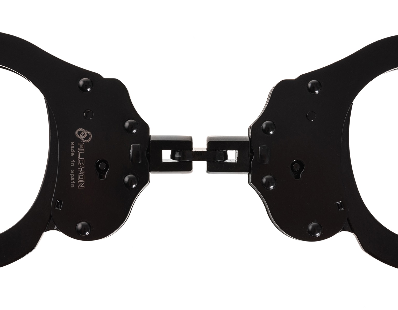 Articulated handcuffs Alcyon Steel - Black