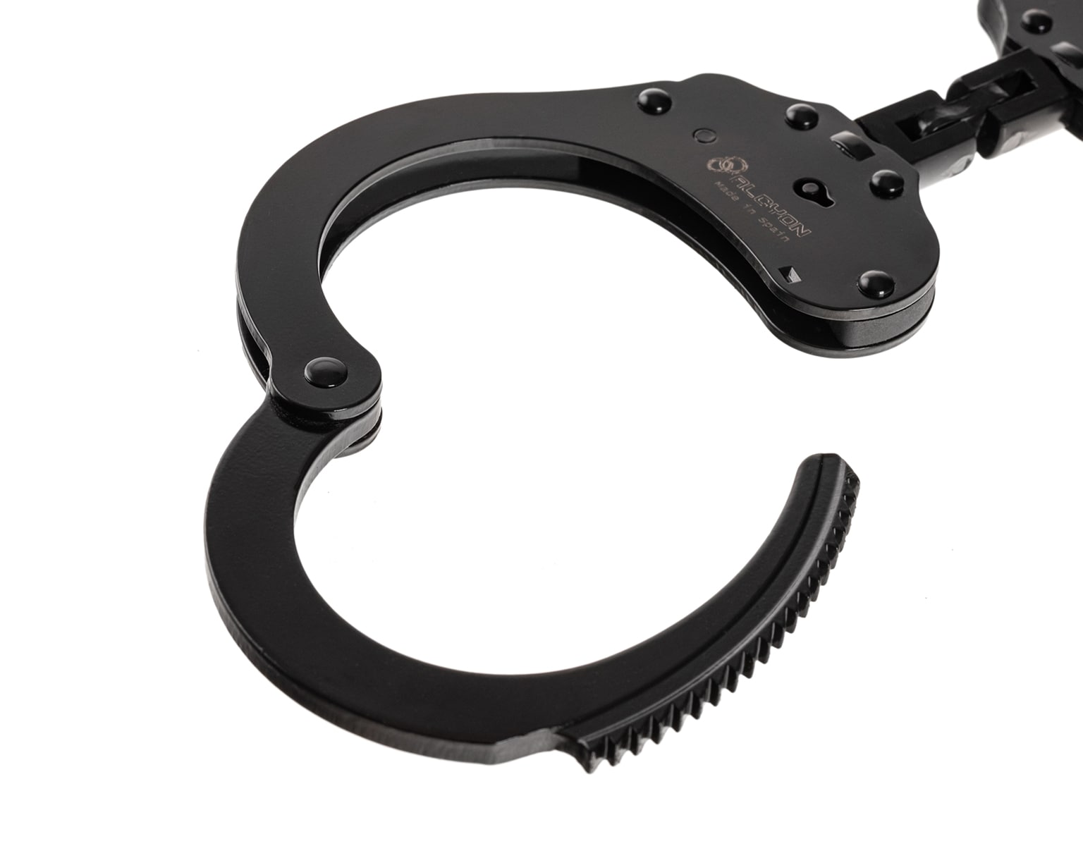 Articulated handcuffs Alcyon Steel - Black