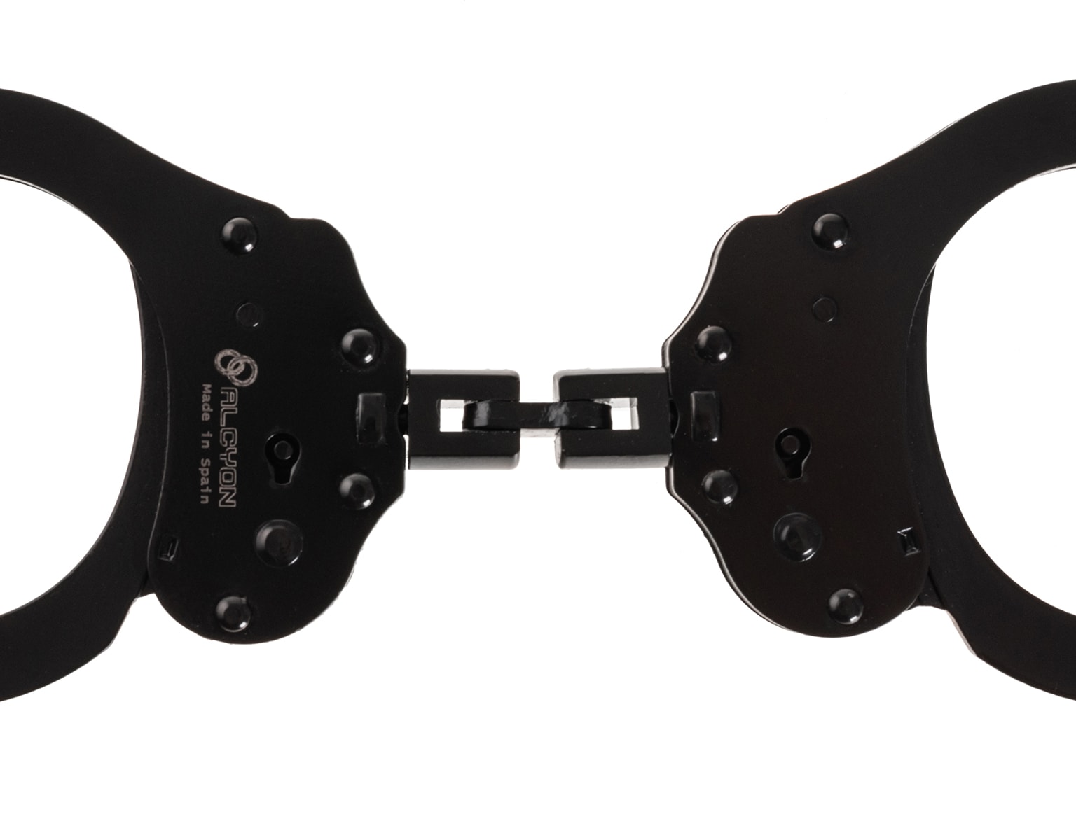 Alcyon Hoop Steel handcuffs - black